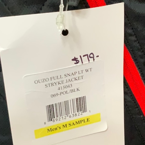 Spyder OUZO FULL SNAP LT WT STRYKE JKT - Pol/Blk - Picture 12 of 16